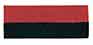 7/8" Black/Red Neck Ribbon