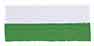 7/8" Green/White Neck Ribbon