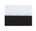 7/8" Black/White Neck Ribbon