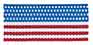 7/8" US Flag Neck Ribbon