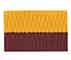 7/8" Burgundy/Gold Neck Ribbon
