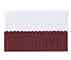7/8" Burgundy/White Neck Ribbon
