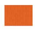 7/8" Orange Neck Ribbon