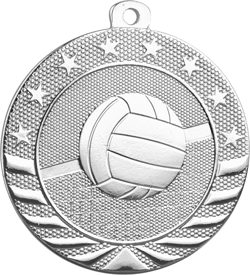 2" Volleyball Starbrite Medal