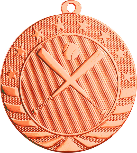 2 3/4" Baseball/Softball Starbrite Medal