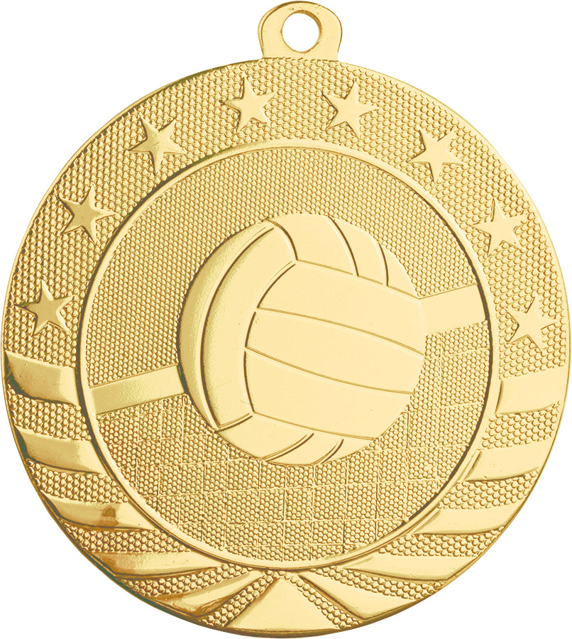 2 3/4" Volleyball Starbrite Medal