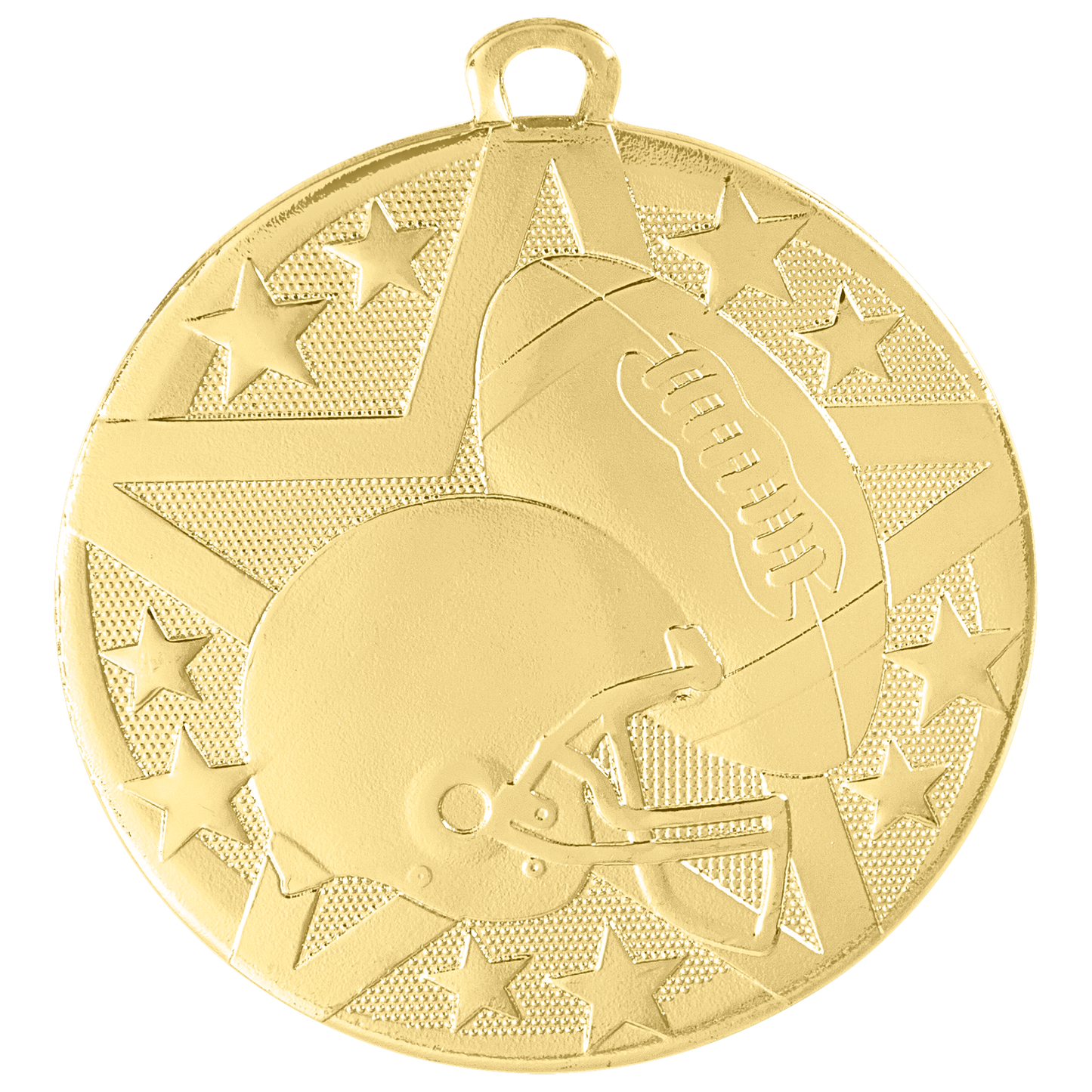 2" Bronze Superstar Football Medal