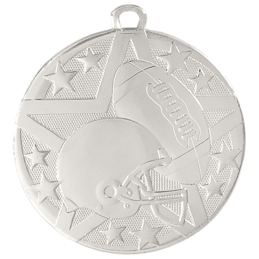 2" Bronze Superstar Football Medal