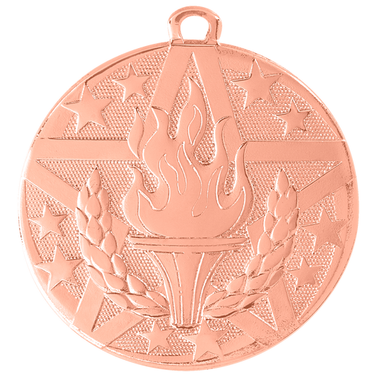 2" Bronze Superstar Torch Medal