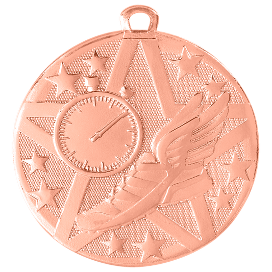 2" Bronze Superstar Track Medal