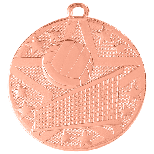 2" Bronze Superstar Volleyball Medal