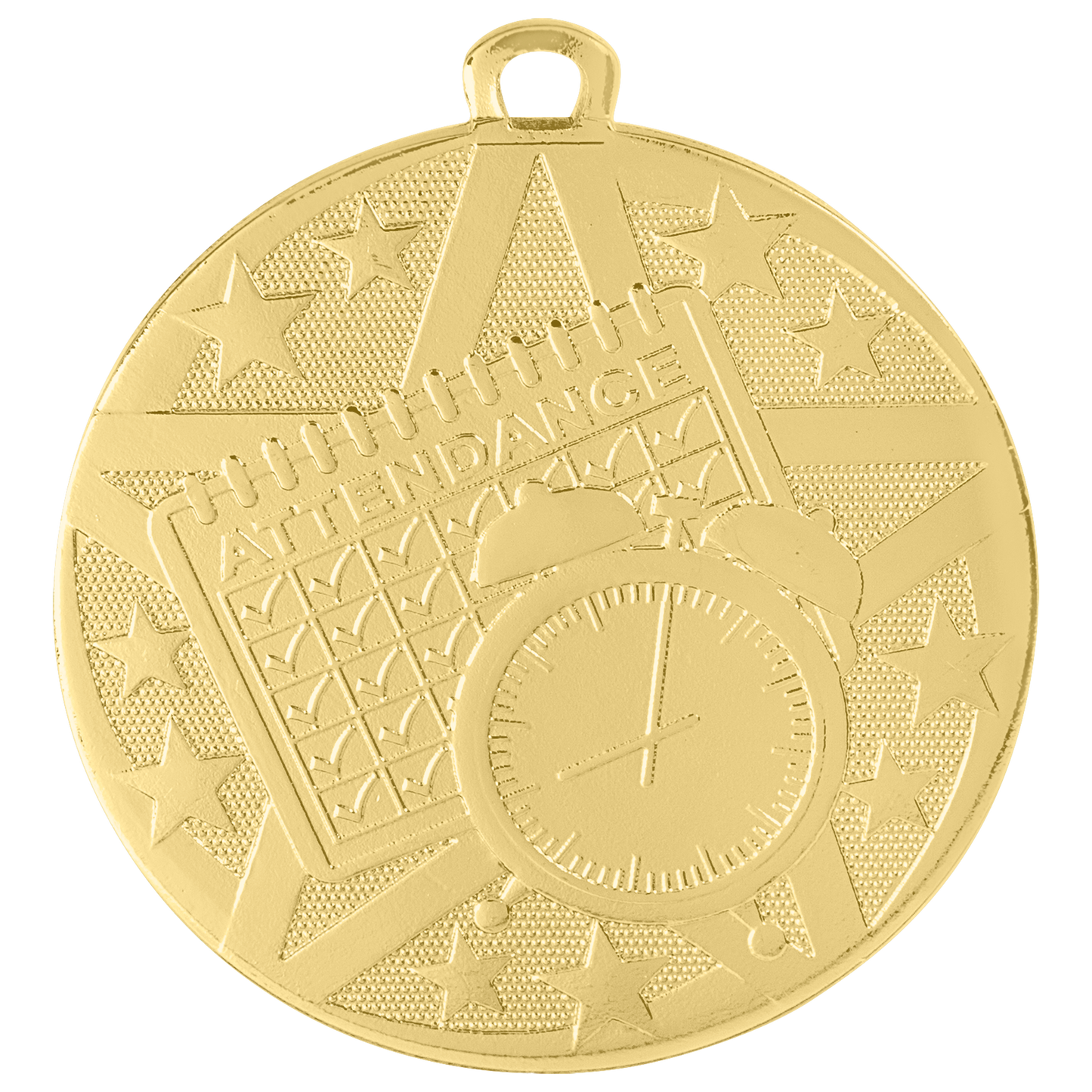 2" Bronze Superstar Perfect Attendance Medal