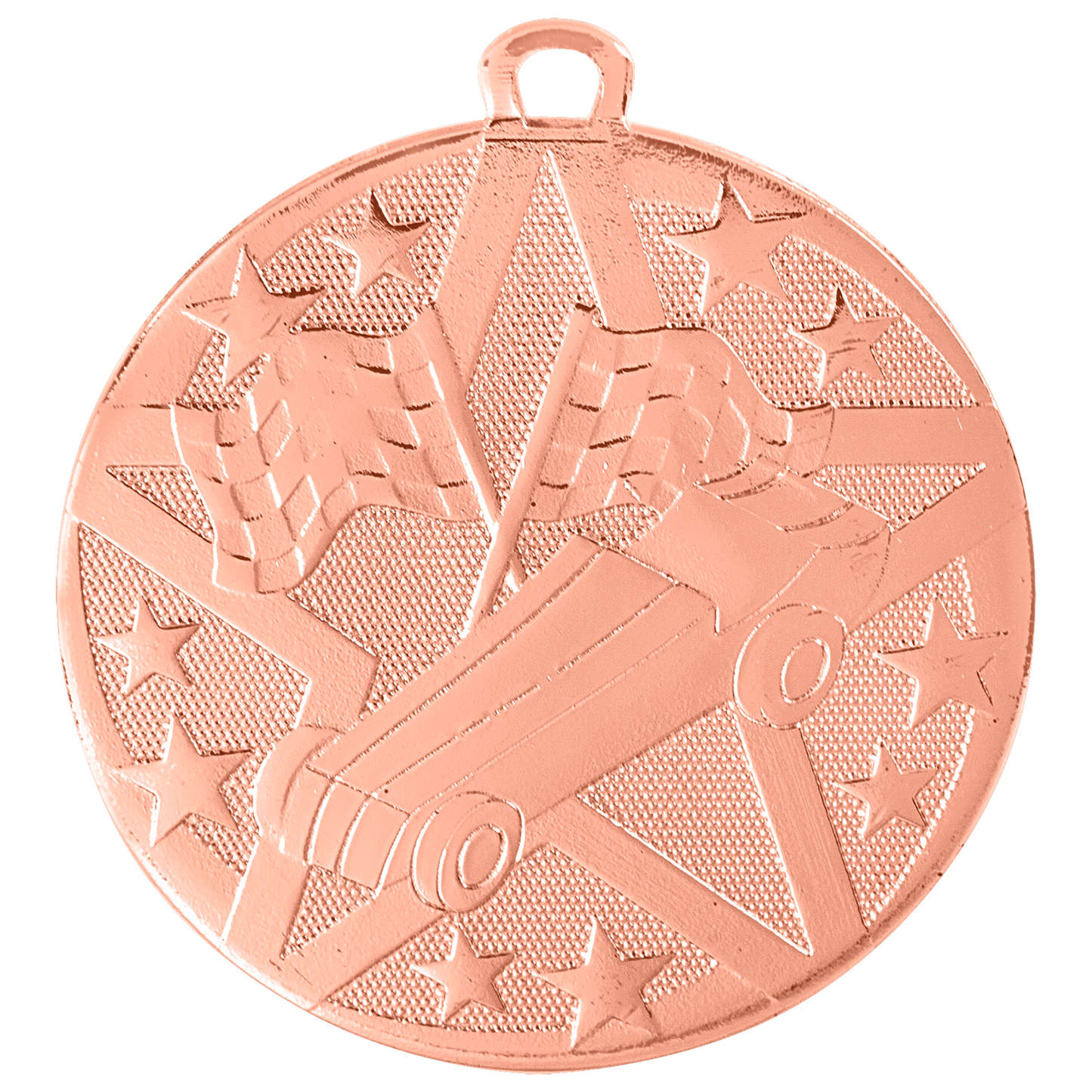 2" Bronze Superstar Pinewood Derby Medal