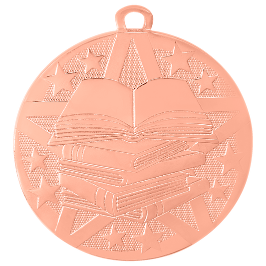 2" Bronze Superstar Reading Medal