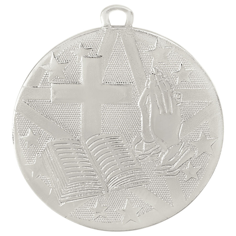 2" Bronze Superstar Religion Medal