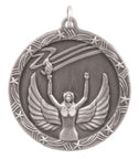 1 3/4" Victory Shooting Star Medal
