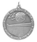 1 3/4" Volleyball Shooting Star Medal
