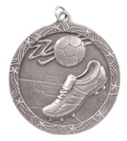 2 1/2" Soccer Shooting Star Medal