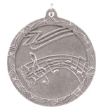 2 1/2" Music Shooting Star Medal