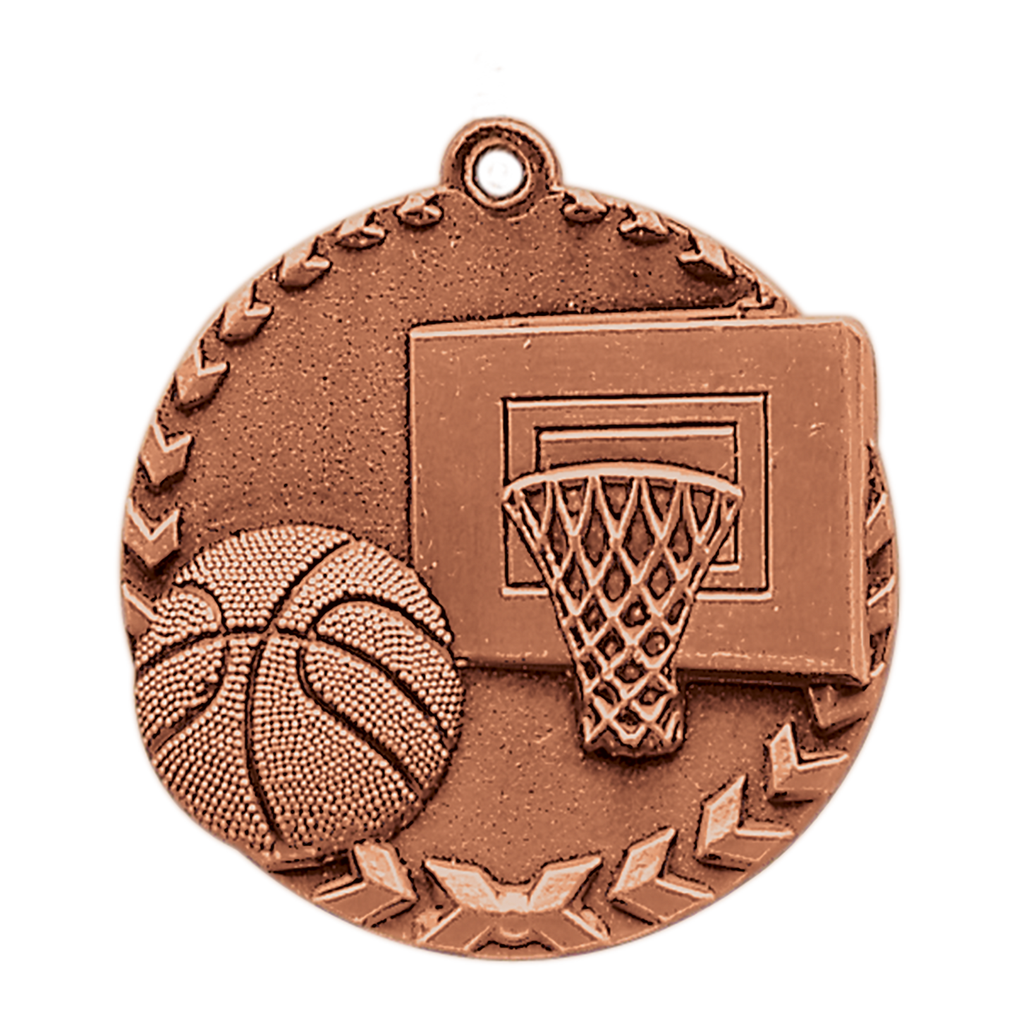 1 3/4" Basketball Millennium Medal