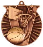2" Basketball Victory Medal