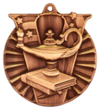 2" Lamp of Knowledge Victory Medal