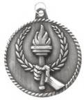 2" Torch High Relief Medal