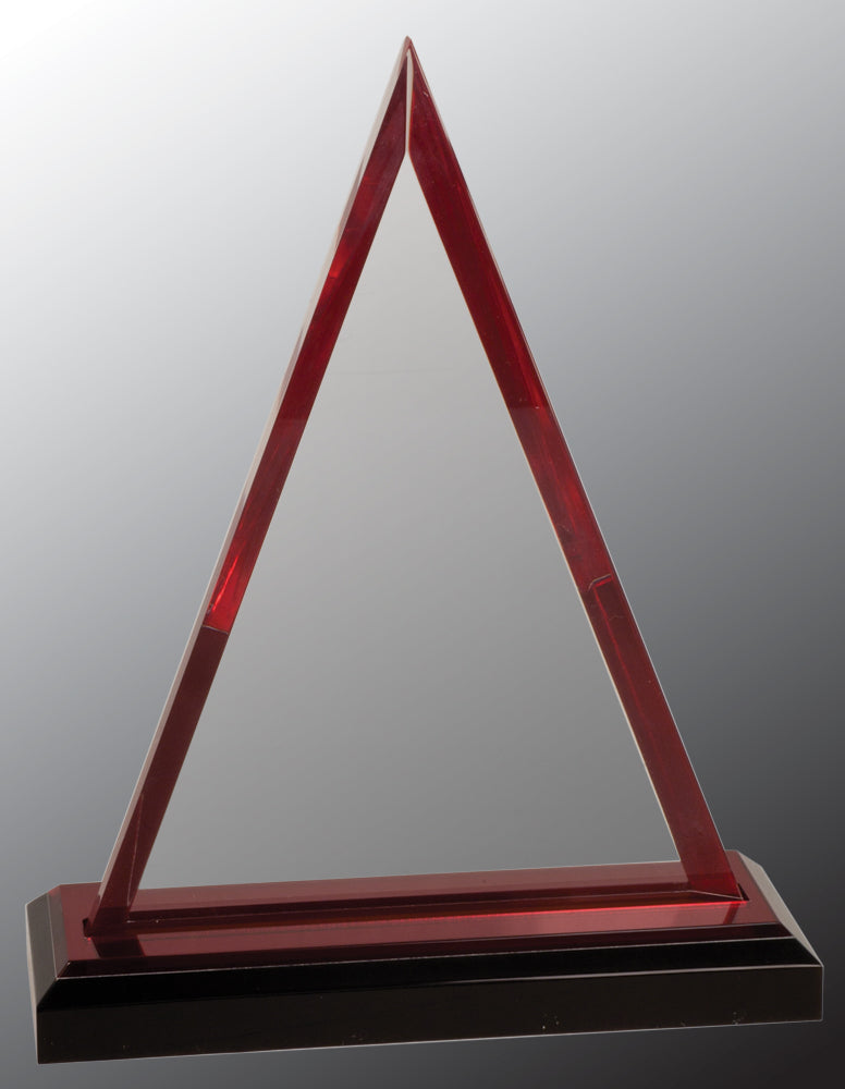 Red Triangle Impress Acrylic